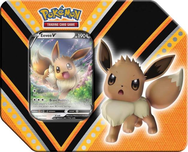 Pokemon TCG: V Power Tin - Eevee V