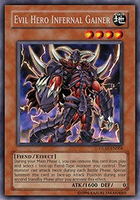 Evil Hero Infernal Gainer [GLAS-EN004] Rare