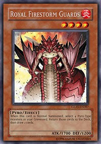 Royal Firestorm Guards [GLAS-EN087] Secret Rare