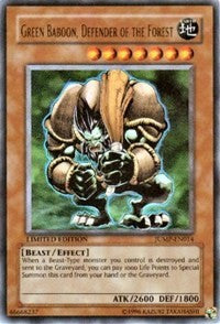 Green Baboon, Defender of the Forest [JUMP-EN014] Ultra Rare
