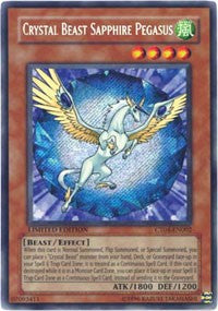 Crystal Beast Sapphire Pegasus [CT04-EN002] Secret Rare