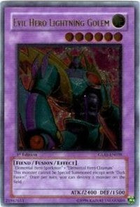 Evil Hero Lightning Golem (UTR) [GLAS-EN039] Ultimate Rare