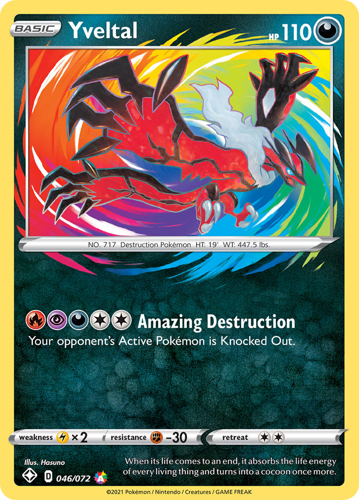 Yveltal (046/072) [Sword & Shield: Shining Fates]