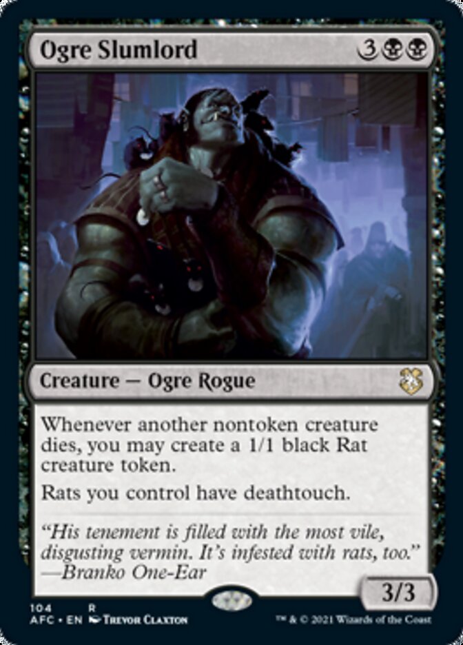 Ogre Slumlord [Dungeons & Dragons: Adventures in the Forgotten Realms Commander]