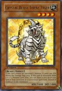 Crystal Beast Topaz Tiger [DP07-EN004] Rare