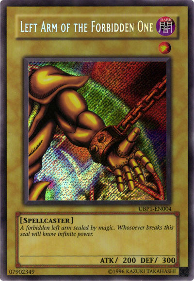 Left Arm of the Forbidden One [UBP1-EN004] Secret Rare