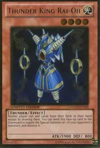 Thunder King Rai-Oh [GLD3-EN020] Gold Rare