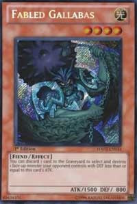 Fabled Gallabas [HA02-EN033] Secret Rare