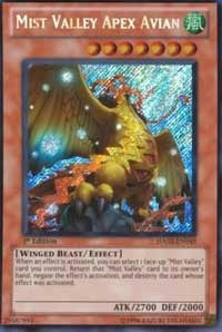 Mist Valley Apex Avian [HA02-EN049] Secret Rare