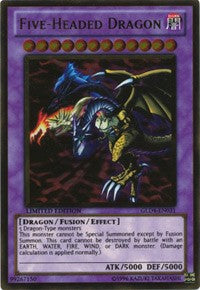 Five-Headed Dragon [GLD4-EN031] Gold Rare