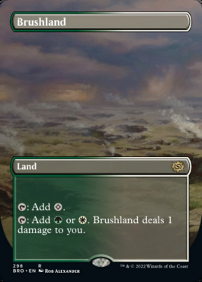 Brushland (Borderless Alternate Art) [The Brothers' War]