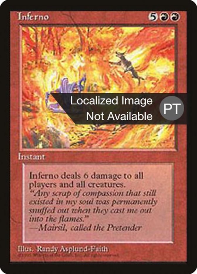 Inferno [Fourth Edition (Foreign Black Border)]