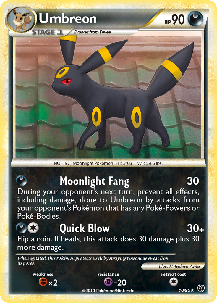 Umbreon (10/90) [HeartGold & SoulSilver: Undaunted]