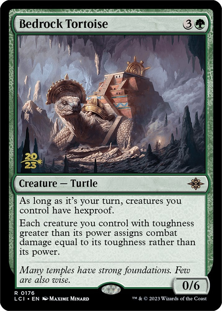 Bedrock Tortoise [The Lost Caverns of Ixalan Prerelease Cards]