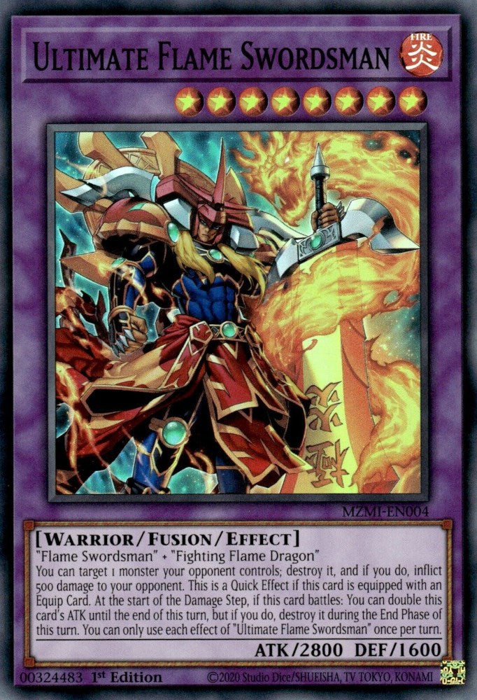 Ultimate Flame Swordsman [MZMI-EN004] Super Rare