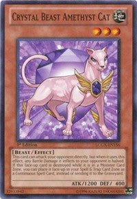 Crystal Beast Amethyst Cat [LCGX-EN156] Common