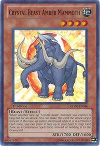 Crystal Beast Amber Mammoth [RYMP-EN044] Super Rare