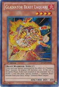 Gladiator Beast Laquari [RYMP-EN096] Secret Rare