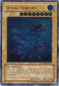 Spiral Serpent (UTR) [STON-EN003] Ultimate Rare