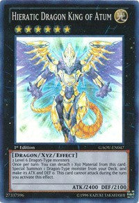 Hieratic Dragon King of Atum [GAOV-EN047] Super Rare