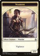 Snake // Warrior Double-sided Token [Hour of Devastation Tokens]