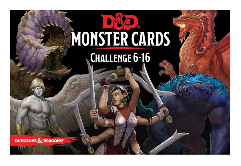 Dungeons & Dragons Monster Cards: Challenge 6 - 16