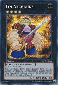 Tin Archduke [HA07-EN060] Secret Rare