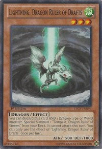 Lightning, Dragon Ruler of Drafts [LTGY-EN098] Common