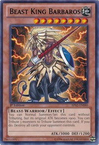 Beast King Barbaros [BP02-EN080] Rare