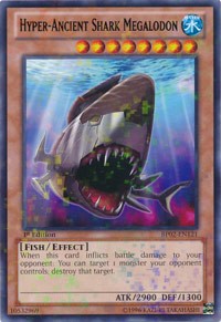 Hyper-Ancient Shark Megalodon [BP02-EN121] Mosaic Rare