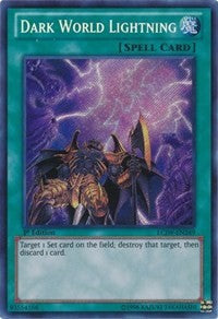 Dark World Lightning [LCJW-EN249] Secret Rare