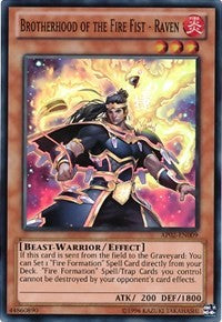 Brotherhood of the Fire Fist - Raven [AP02-EN009] Super Rare