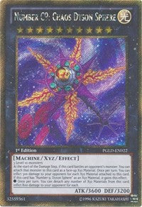 Number C9: Chaos Dyson Sphere [PGLD-EN022] Gold Secret Rare