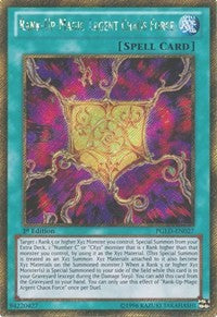 Rank-Up-Magic Argent Chaos Force [PGLD-EN027] Gold Secret Rare