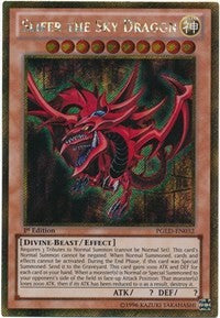 Slifer the Sky Dragon [PGLD-EN032] Gold Secret Rare