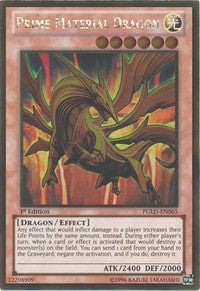 Prime Material Dragon [PGLD-EN065] Gold Rare