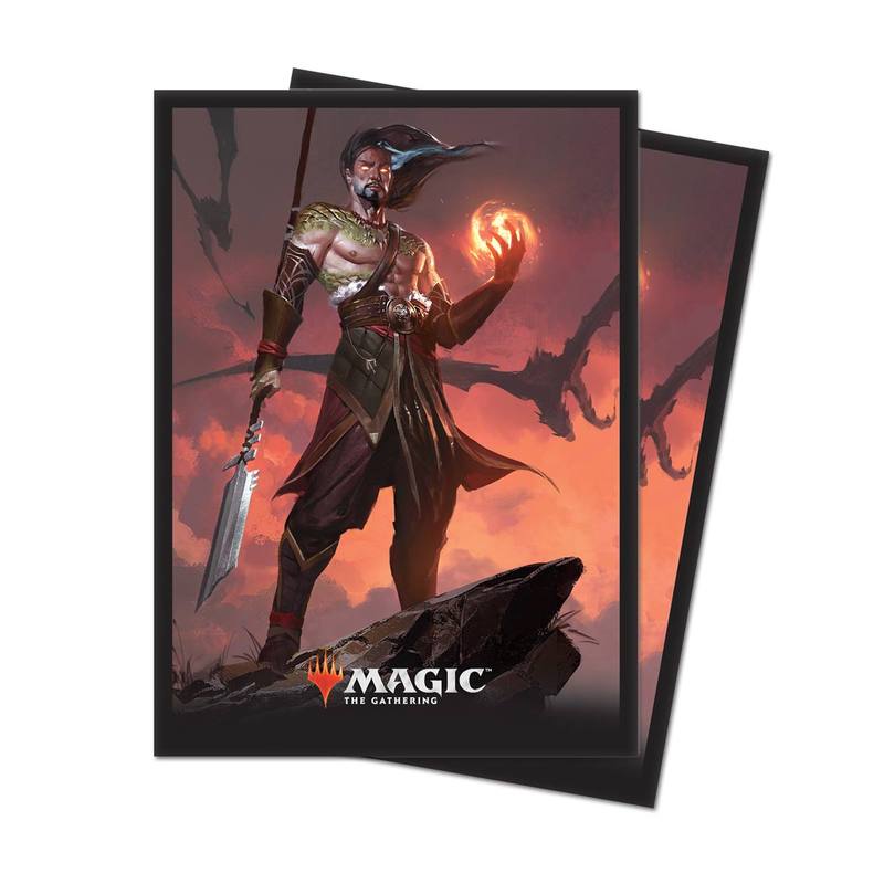 MAGIC M19 DECK PROTECTOR SLEEVES SARKHAN, FIREBLOOD