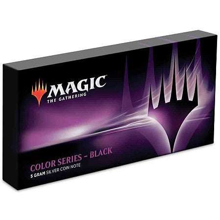 Magic: The Gathering Color Series - Black 5g Silver Coin Note