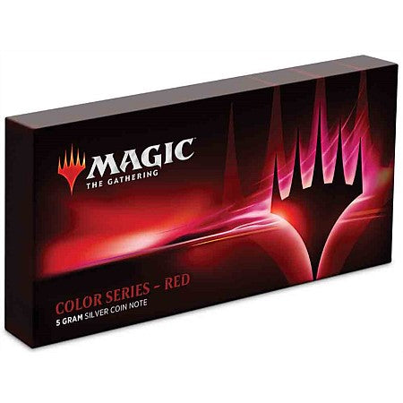 Magic: The Gathering Color Series - Red 5g Silver Coin Note