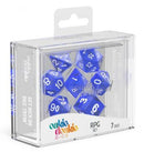 Oakie Doakie Dice Translucent - RPG Set Blue (7)
