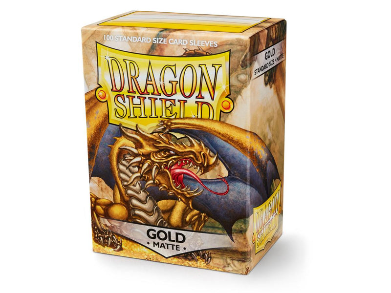 Dragonshield Standard Matte Gold (100ct)