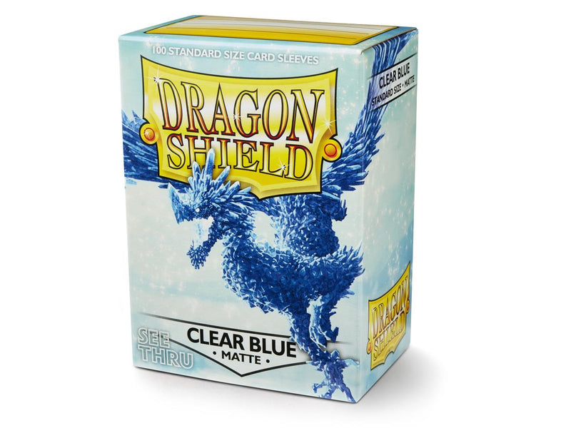Dragonshield Standard Matte Clear Blue (100ct)