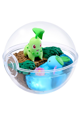 Pokemon Terrarium Collection - Chicorita & Upah