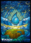 Player's Card Sleeve: Stain Glass Island (80 Sleeves)