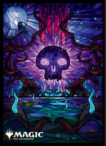 Player's Card Sleeve: Stain Glass Swamp (80 Sleeves)
