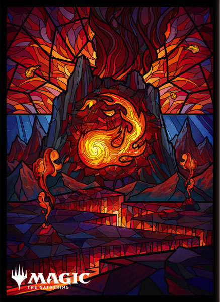 Player's Card Sleeve: Stain Glass Mountain (80 Sleeves)