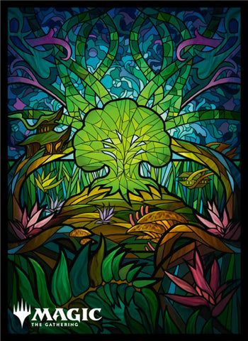 Player's Card Sleeve: Stain Glass Forest (80 Sleeves)