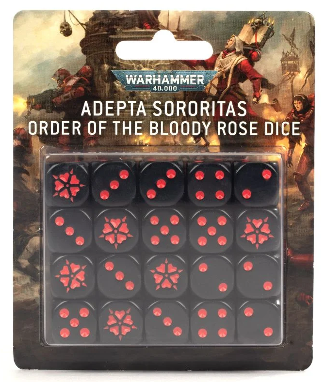 Adepta Sororitas Order of The Bloody Rose Dice Set