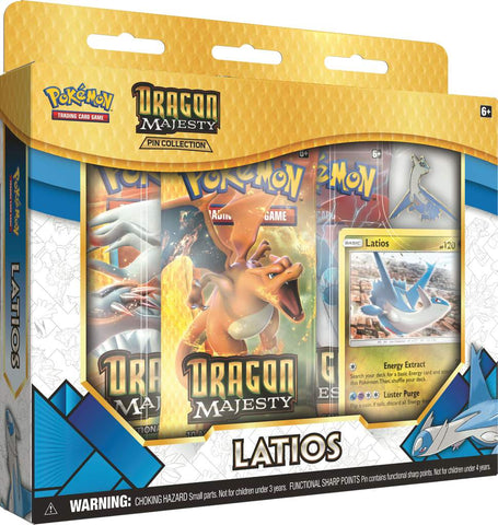 Pokemon Dragon Majesty Pin Collection Box - Latios