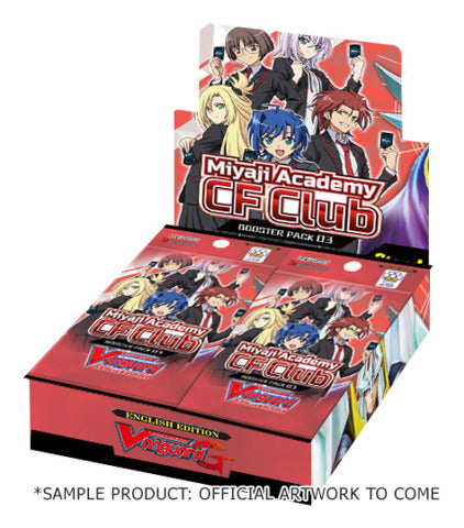 miyaji academy cf club booster box Cardfight!! Vanguard V-BT03 Pack This booster pack includes key cards that are essential for competitive play and collecting alike Cardfight!! Vanguard Miyaji Academy Cardfight